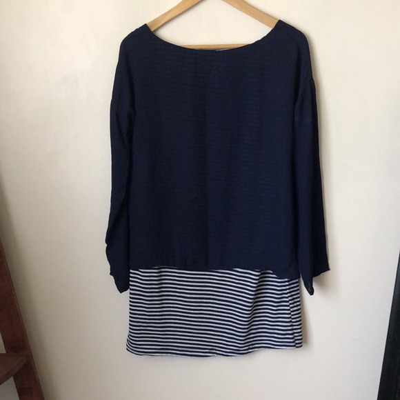 Summer Dress with Attached Layer - Picture 2 of 5